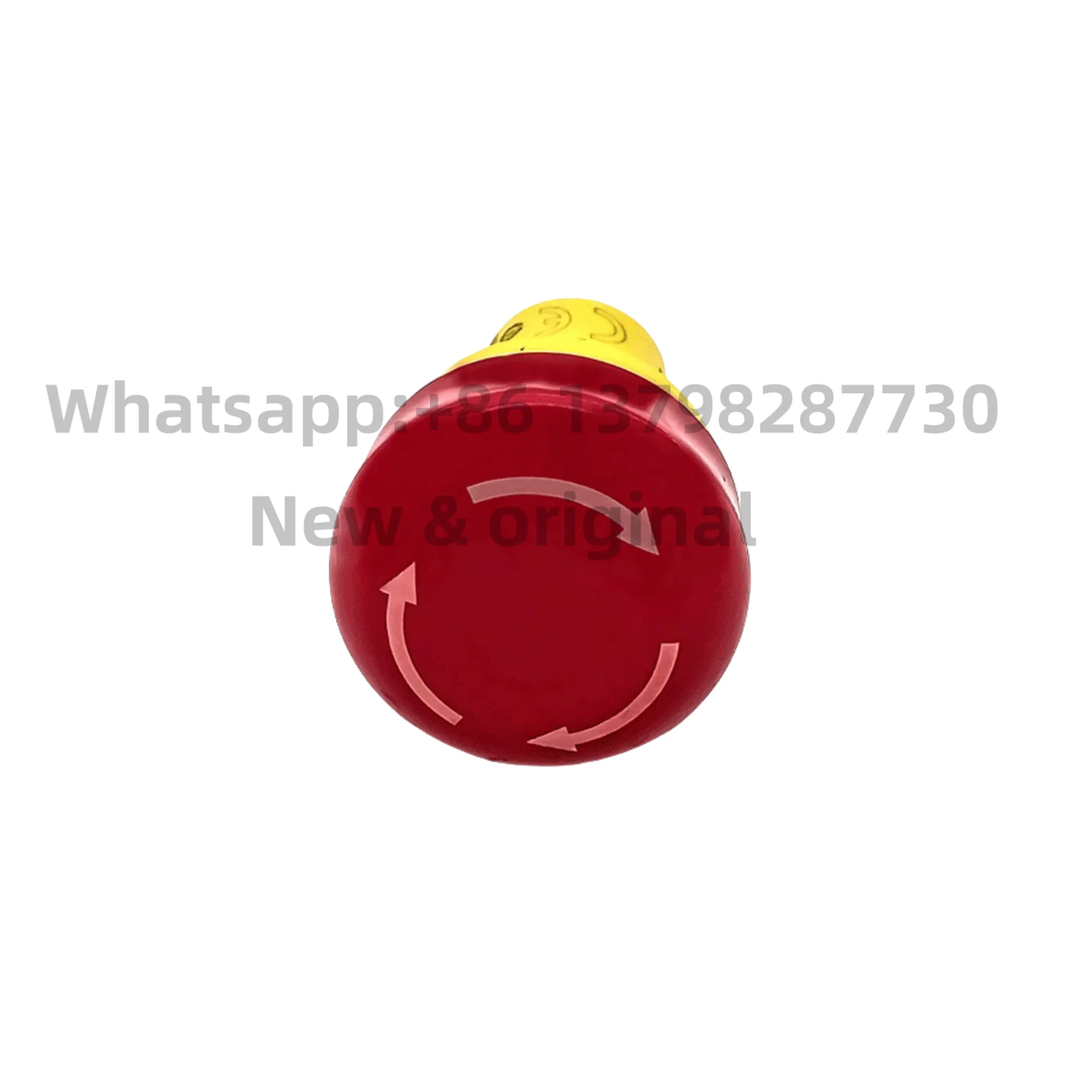 Novo original 16mm interruptor de parada de emergência pequeno parada de emergência AB6E-3BV01PRM