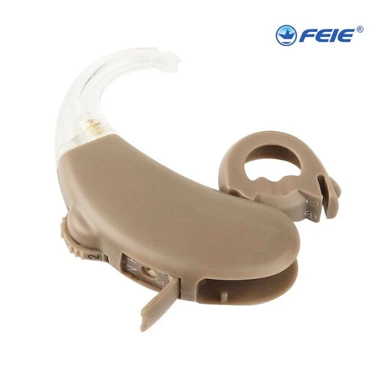 BTE High Power Elderly People With Severe Hearing Loss Rechargeable Hearing Aid Headset, Sound Amplifier Is Not Programmable