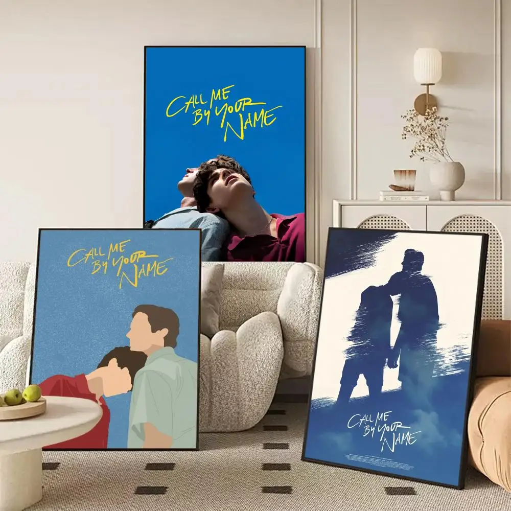 الفيلم الكلاسيكي C-Call Me by Your N-Name ملصق ملصقات جدار حديثة وأنيقة لديكور المنزل وغرفة المعيشة فن الحائط