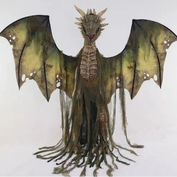 

Winter Forest Dragon, Halloween Cross-border Large Electric Induction Decoration Amusement Park Outdoor Ornament Flying Dragon