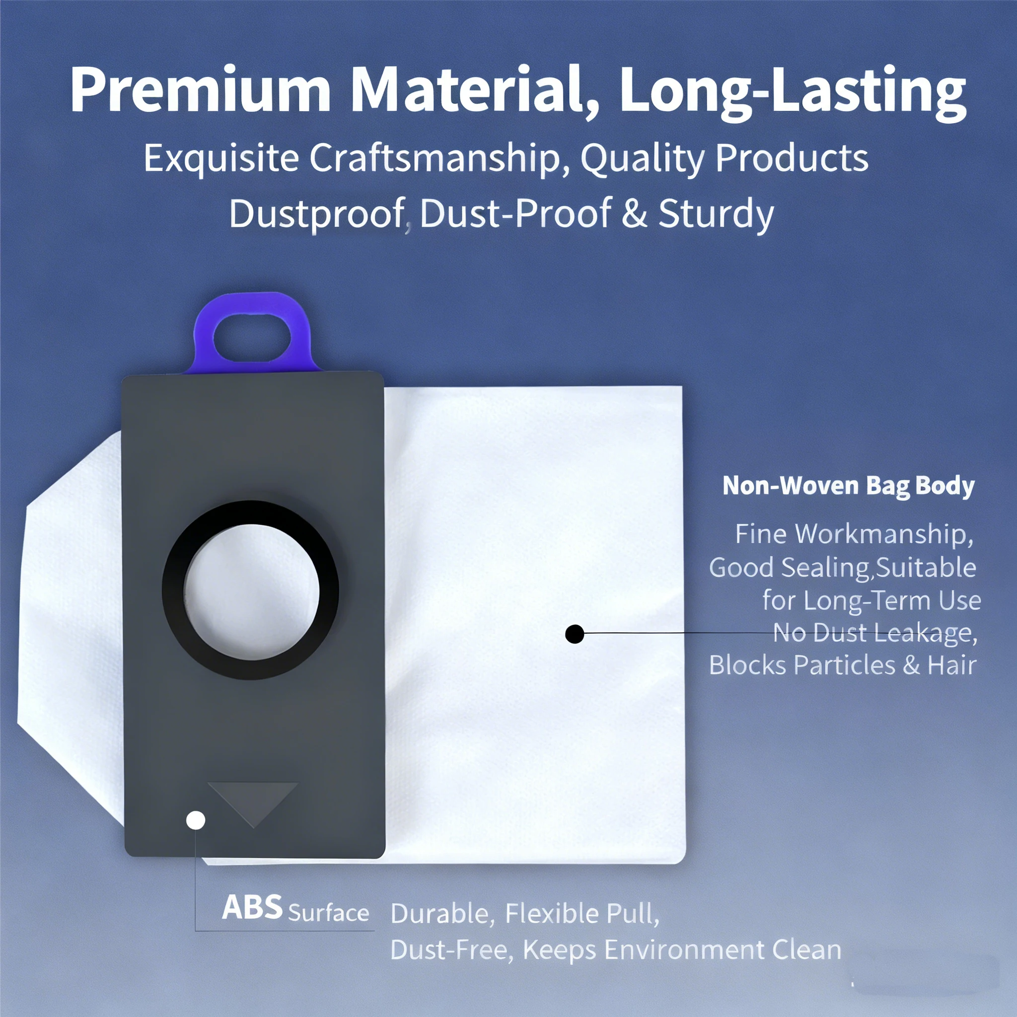 Dust Bag For Narwal Flow Vacuum Accessories Main Roller Side Brush Dust Bag Filter Mop Cloth Pads Replacement Spare Parts