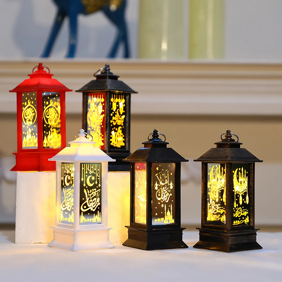 Festival Beleuchtung Lampe Ramadan Dekorationen Lichter Dekorative Led-leuchten Für Deco Schlafzimmer Ramadan Lichter Ramadan Baum Eid al-Fitr