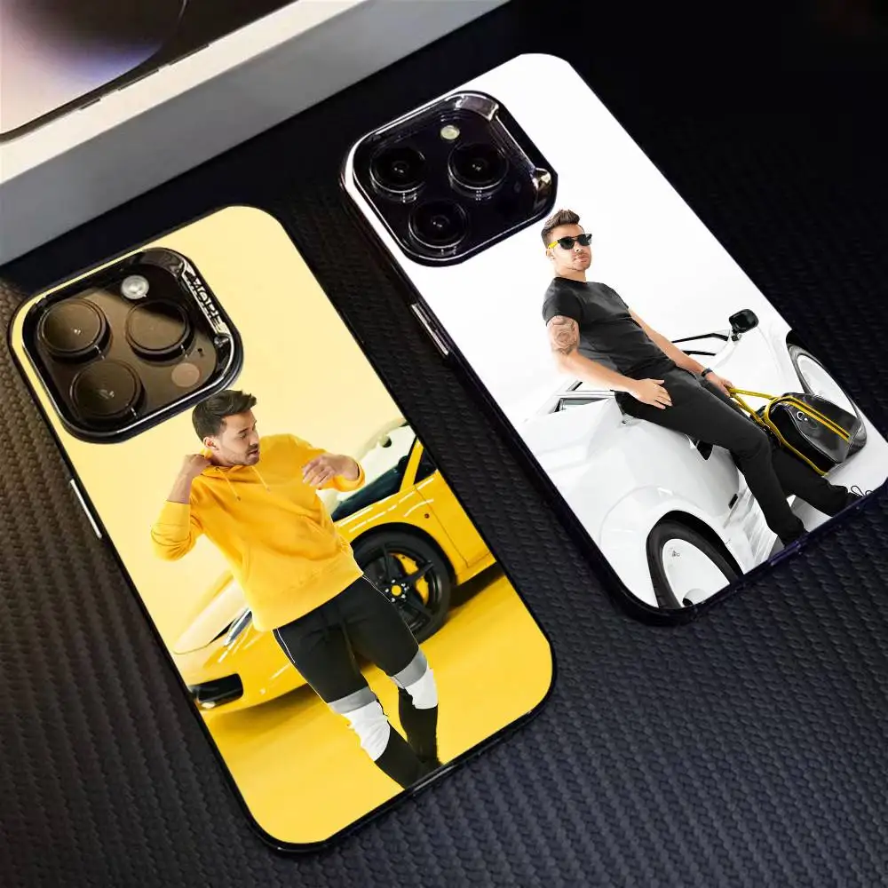 

Dardos P-Prince R-Royce Phone Case For iPhone 16 17 15 14 12 13 Pro Max Black Color Shockproof Cover