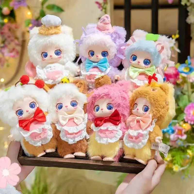 

In Stock Liila V4 Chef Kitten Blind Box Baby Three Cute Doll Trendy Play Plush Vinyl Bag Pendant Mystery Box Friend Gift