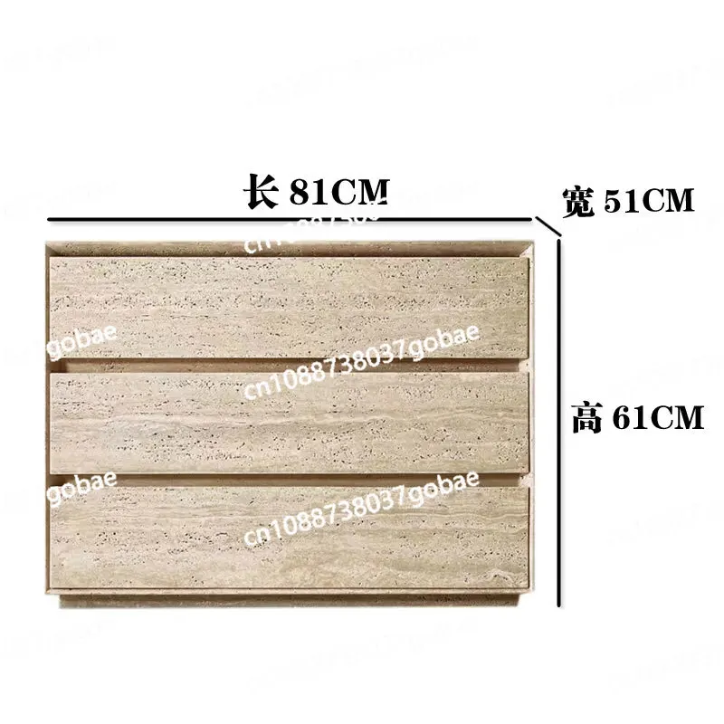 Marble Storage Cabinet Living Room Sofa Side Cabinet Bedroom Bedside Table Side Cabinet Locker