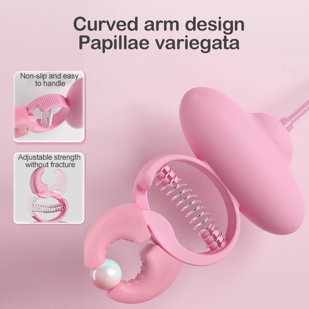 Nipple Clamp Vibrator 10 Speed Vibrating for Women Breast Massage Fetish to Breast Labia Clip Stimulation Bdsm Bondage Massager