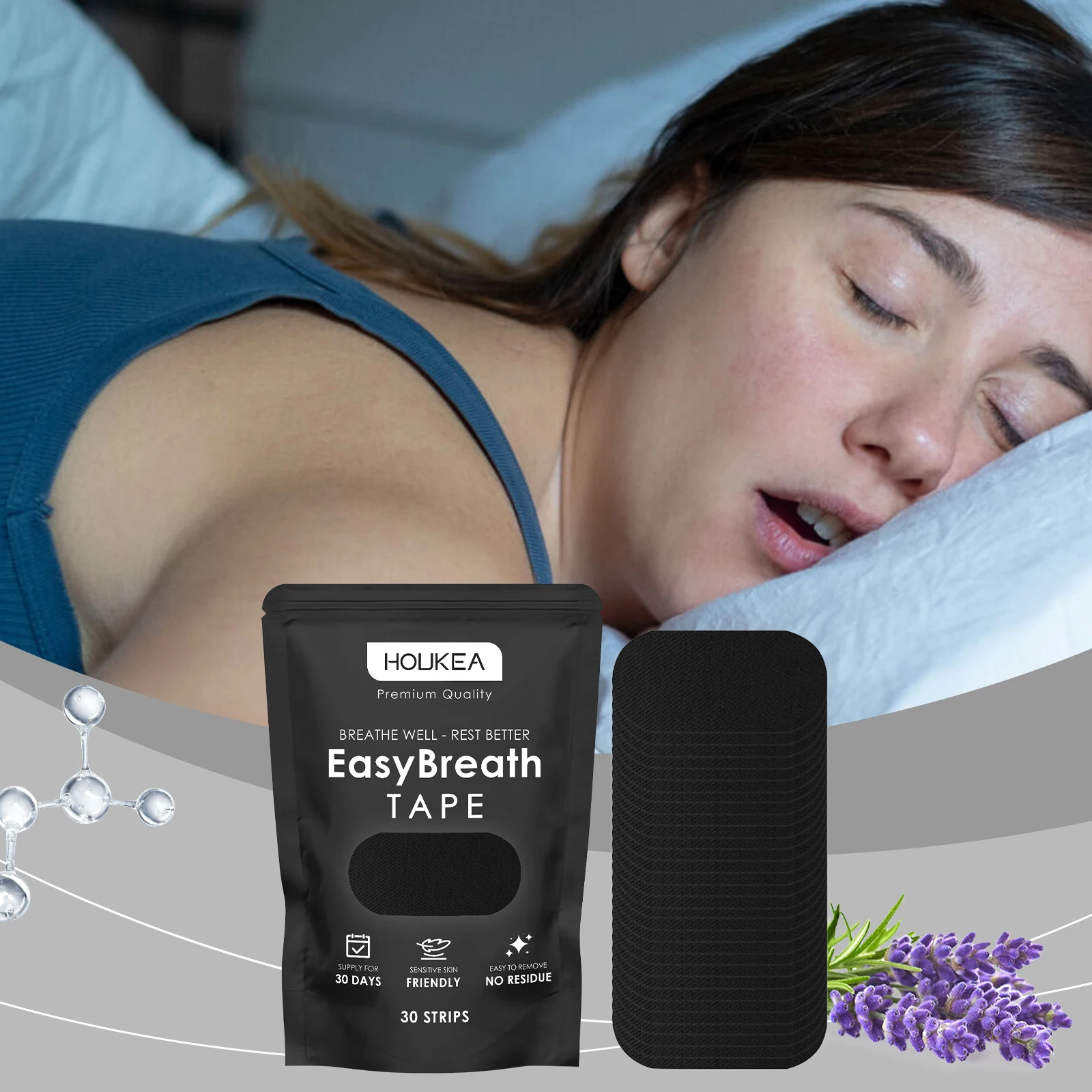 

Night Sleep Patches Stop Snoring Nasal Breathing Correction Improve Sleep Promote Better Breathing Portable Sleep Nasal Care