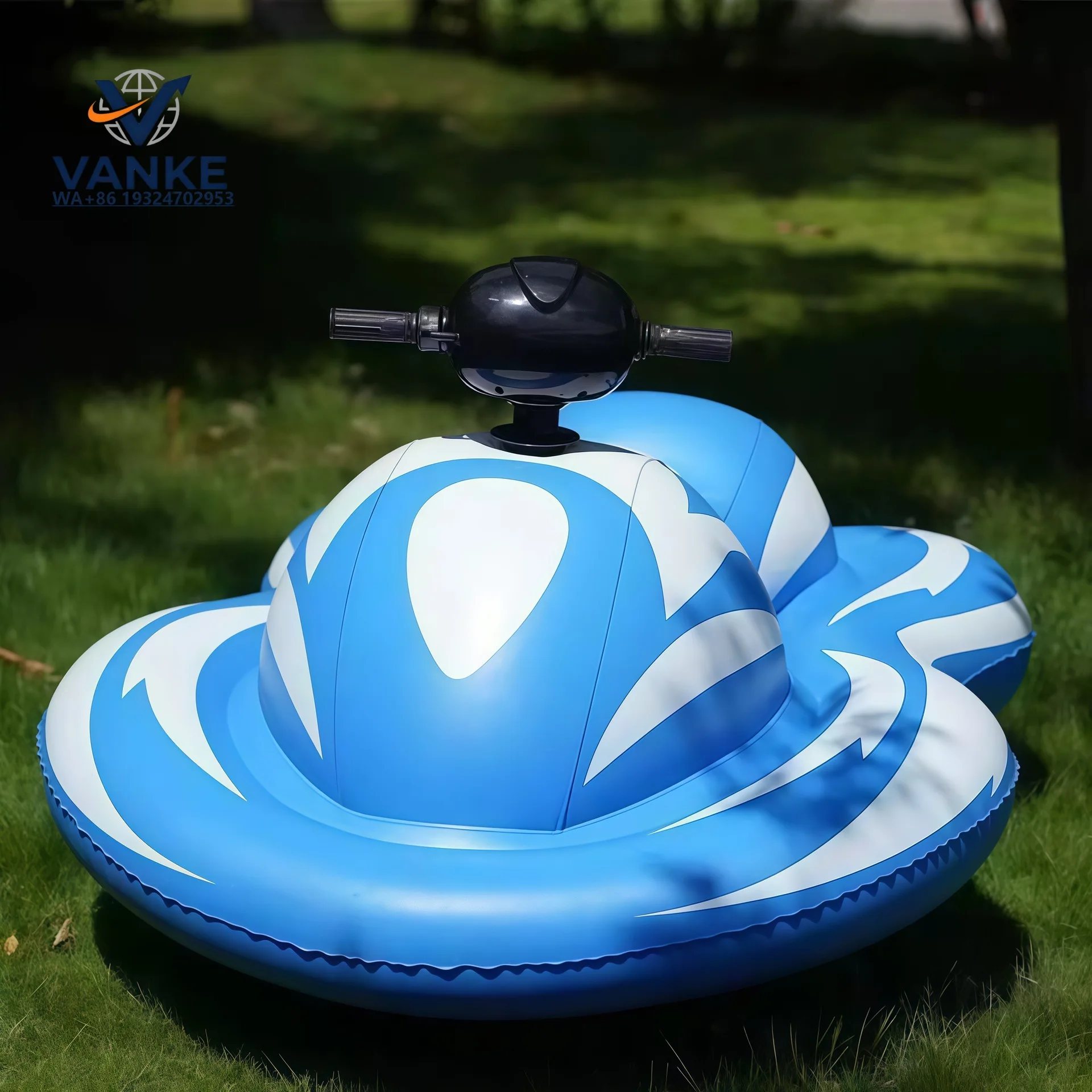 Powered Inflatable Water Scooter Toy – Motorized Surfboard with Handle Steering for Adults & Home, Pool/Lake Ride-on