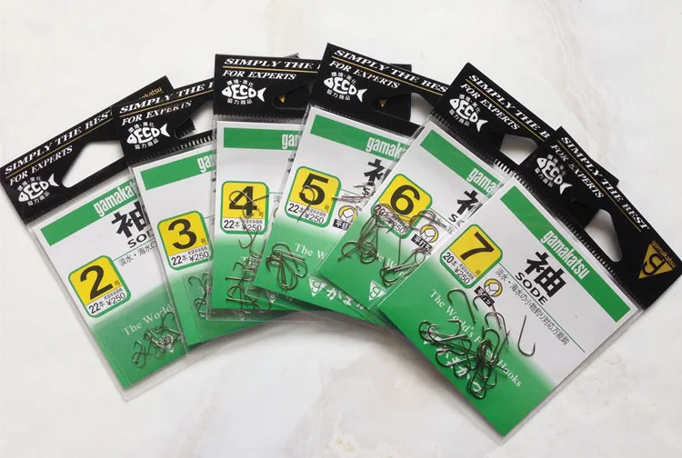 Gamakatsu Fishing Sleeves - Brown, Various Sizes (Pack Of 22)