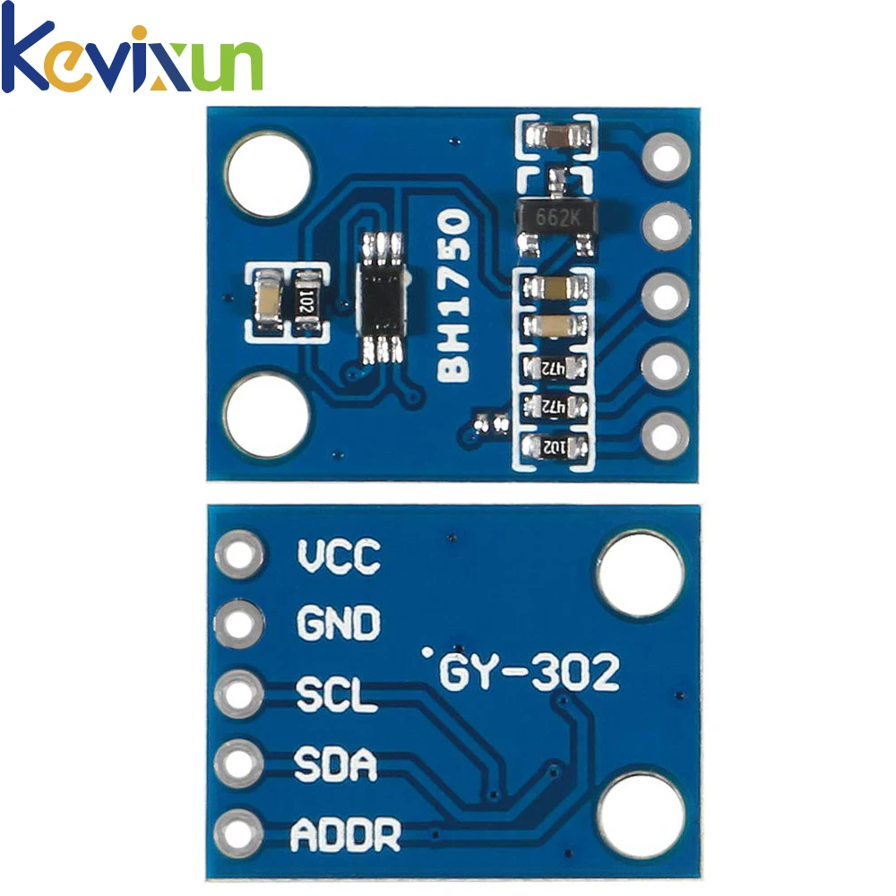 1-10pcs GY-302 BH1750 BH1750FVI light intensity illumination module for arduino 3V-5V