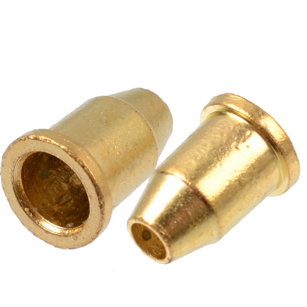 

30Pcs Guitar String Caps Through Body Ferrules Mounting Buckles for Repair Replacement Guitar Accessories Gold