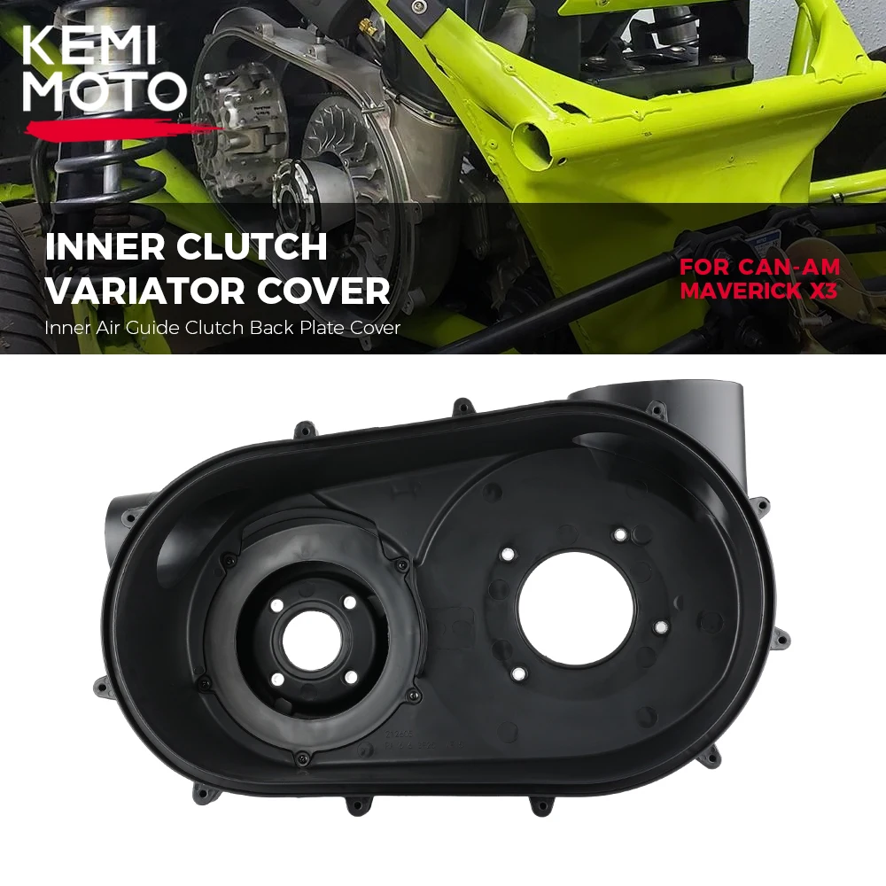 

Inner Air Guide Clutch Back Plate Cover KEMIMOTO UTV 420212605 For Can-am Maverick X3, Maverick X3 Max R 900 2017+