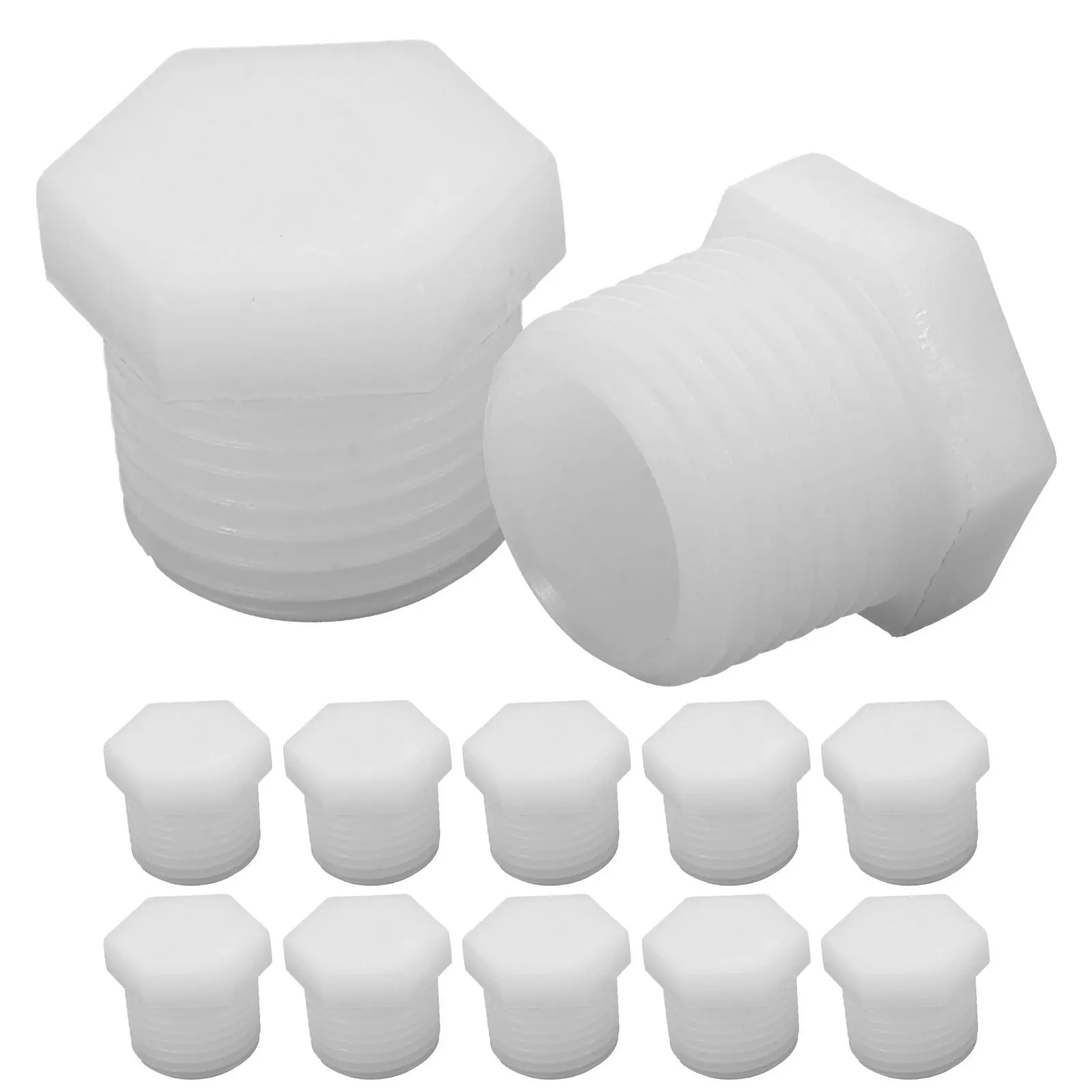 

12Pcs Rv Water Heater Drain Stopper Kit Heavy Duty Plastic Drain Plug for Rv Accessories Water Heater Drainage Tools Blockage