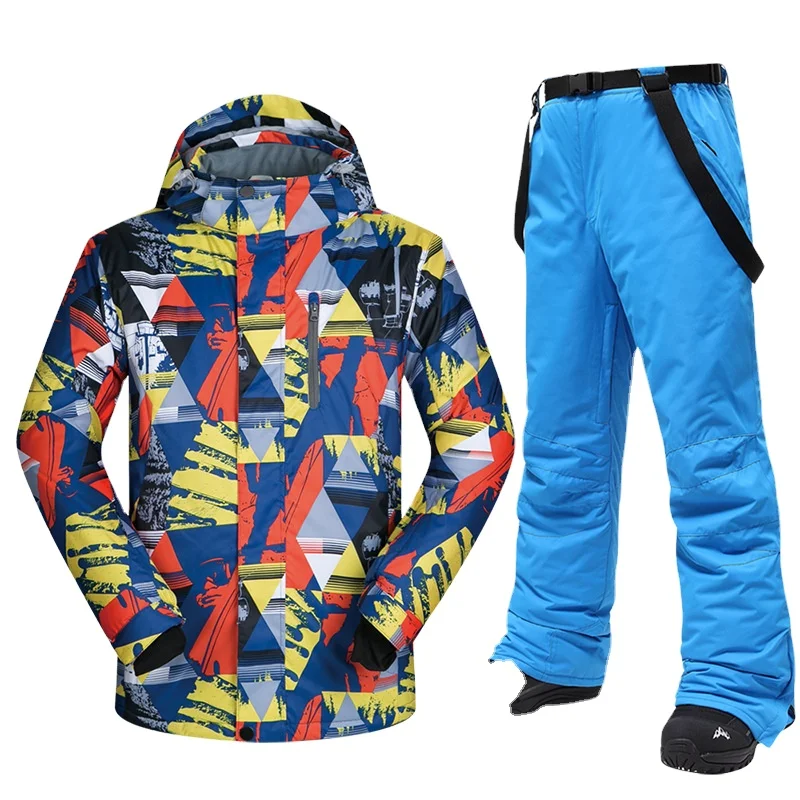 

Waterproof Windproof Breathable Hooded Snow Suit Clothing Suit For Skiing Camping Hiking Winter Sports Skit Sets