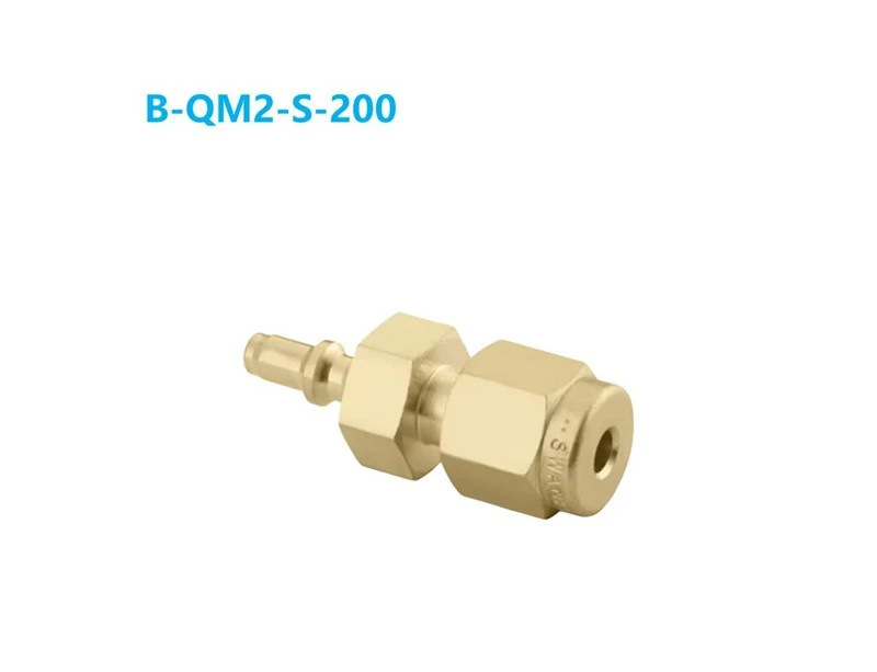 Accessory ToolsBrass Quick Connector Without Valve 1/8 In. Tube 【B-QM2-S-200】