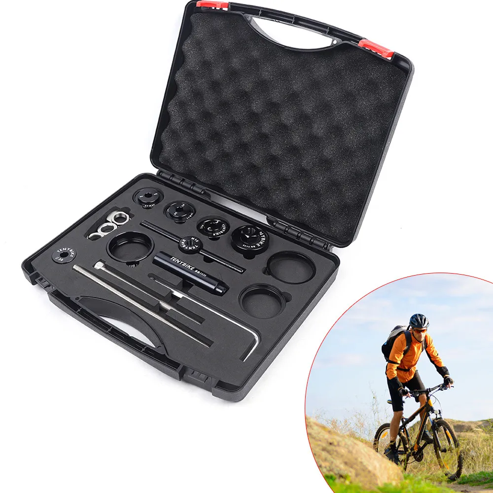 Bike Bottom Bracket Install Removal Kit Professional Bicycle BB Bearing Press Tool Bicycle Bottom Bracket Installation Removal