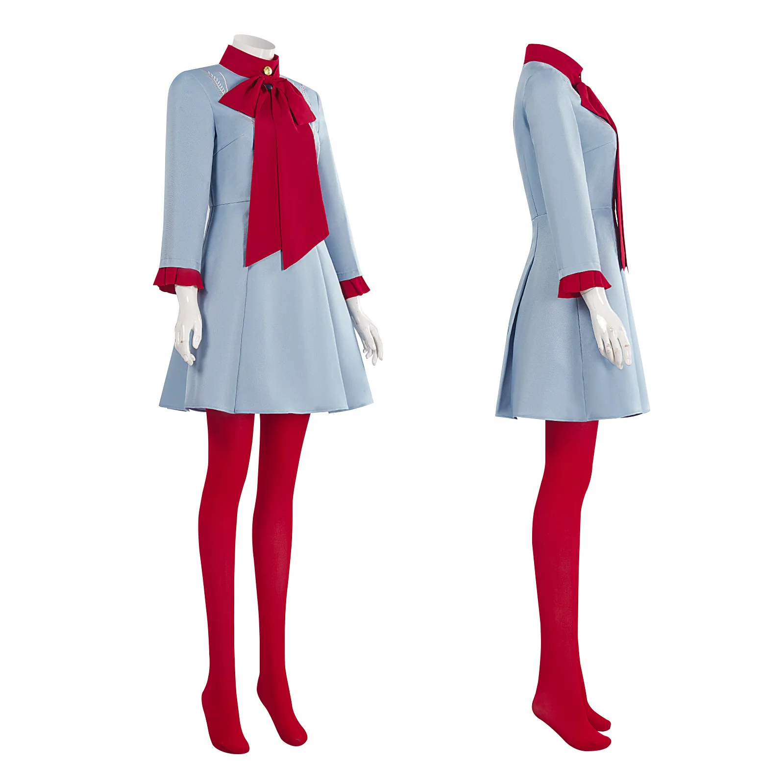 Die With A Smile Lady Bruno Mars disfraz de Cosplay Gaga vestido elegante azul traje de fiesta de Halloween para hombre mujer