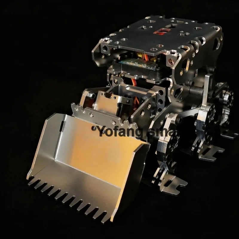 Mg90S Spider Robot Metallo Hexapod Robot Bulldozer Robot Per Arduino Kit FAI DA TE App Creatore di Controllo Per NANO Robot Programmabile RC Giocattolo
