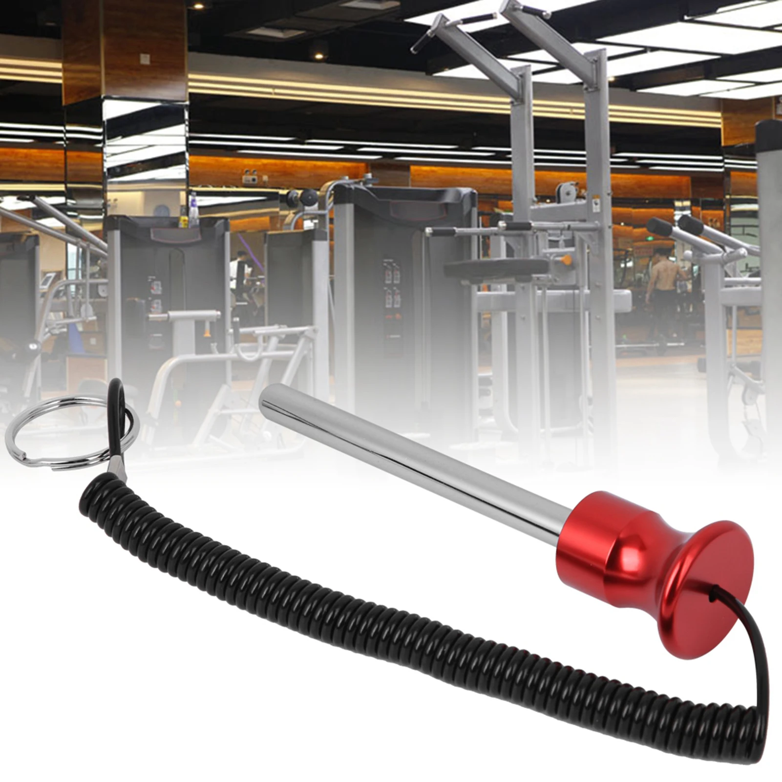 Magnetic Weight Stack Pin with Pull Rope Strength Training Equipment Accessories