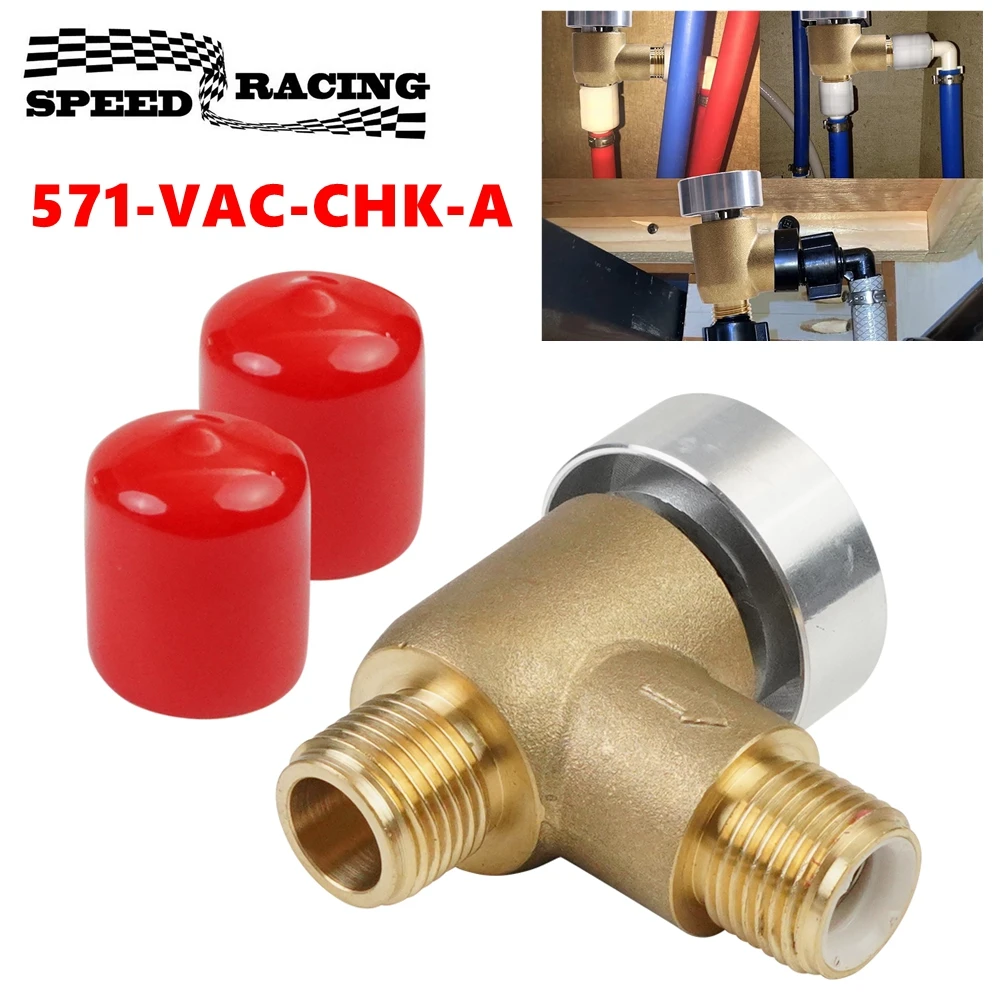 

Обратный клапан для вакуумного выключателя RV 571-VAC-CHK-A, латунный клапан для предотвращения оттока RV, подходит для обратного клапана b & b модели 571