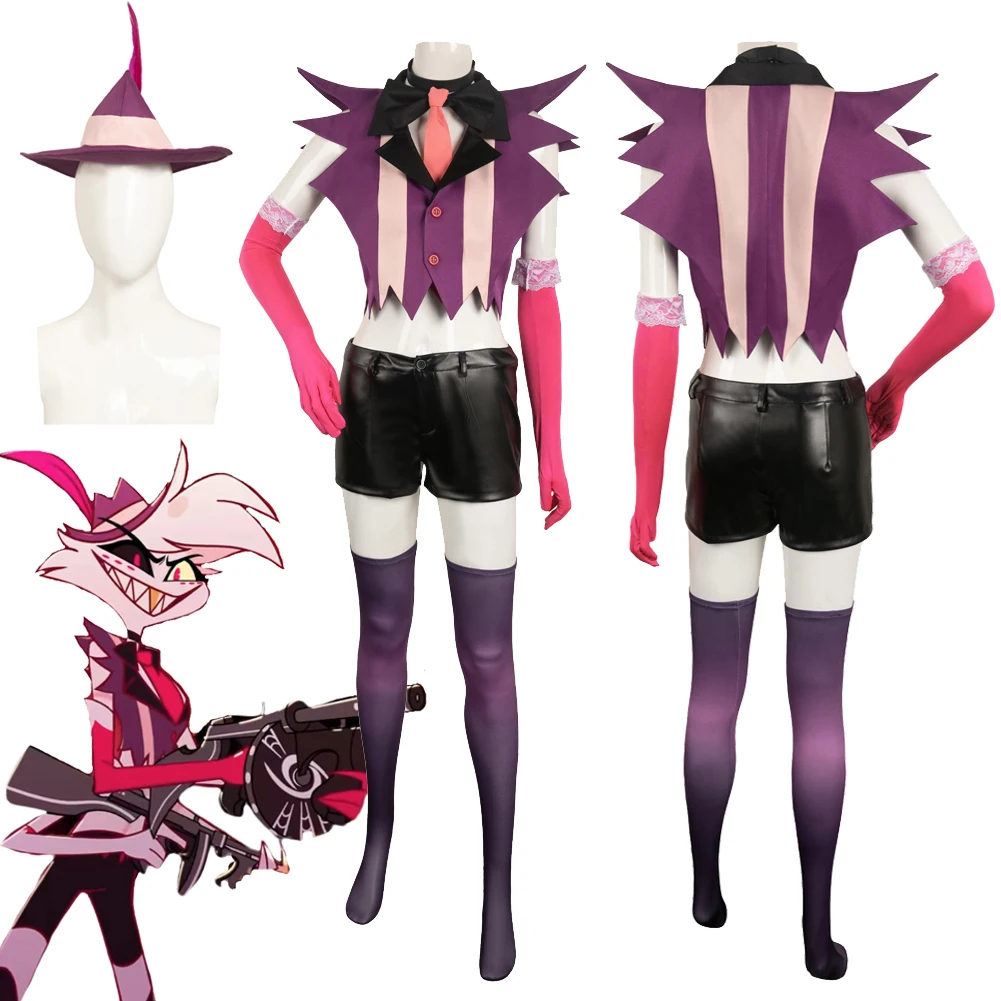 Traje de Cosplay de dibujos animados de Ángel Cos, bata de cuero ajustada de Viper para niñas y mujeres, traje de juego de rol de Carnaval de Halloween para adultos