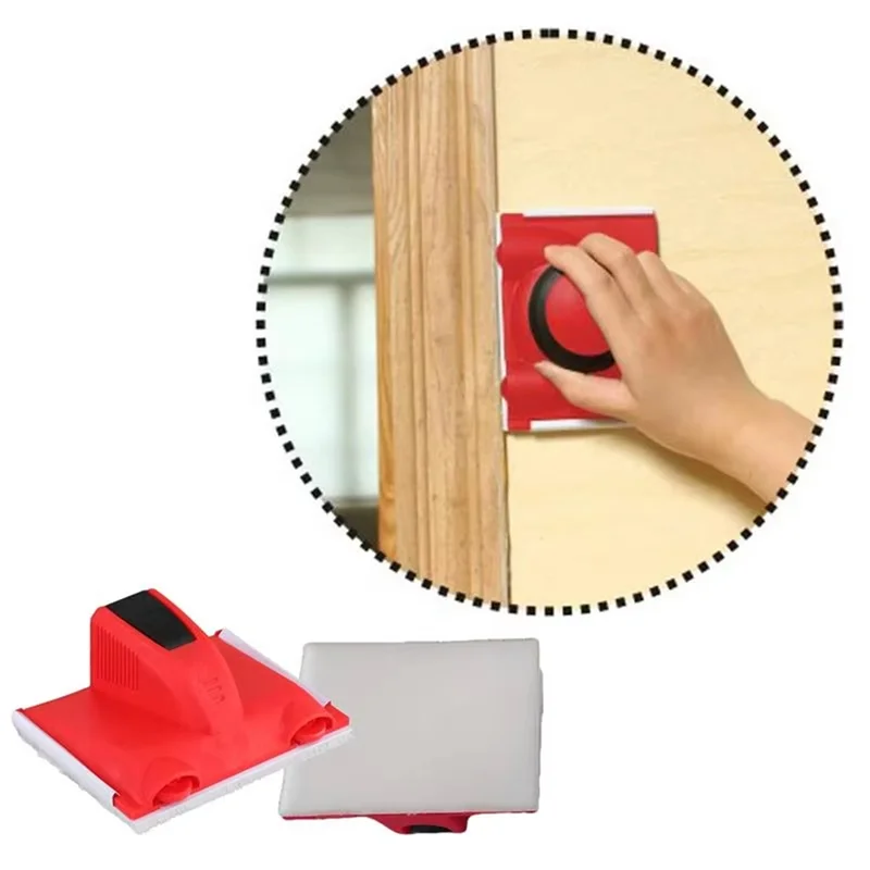 AB47-4Pcs สี Edgertools ชุดขนาดเล็กมุมภาพวาดขอบจิตรกร Touch-Up Pad ปฏิบัติ Paintcutting Edge เครื่องมือ
