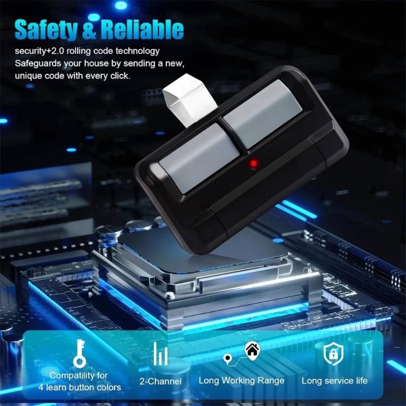 Гаражные дверные дверцы пульты беспроводной гараж управление пластической текстурой, подходящей для различных моделей 372LM