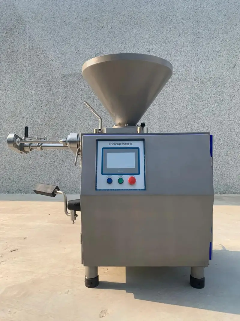 ZZG Industrial Automatic Sausage Making Machine 3500kg/h Capacity PLC Controlled 380V
