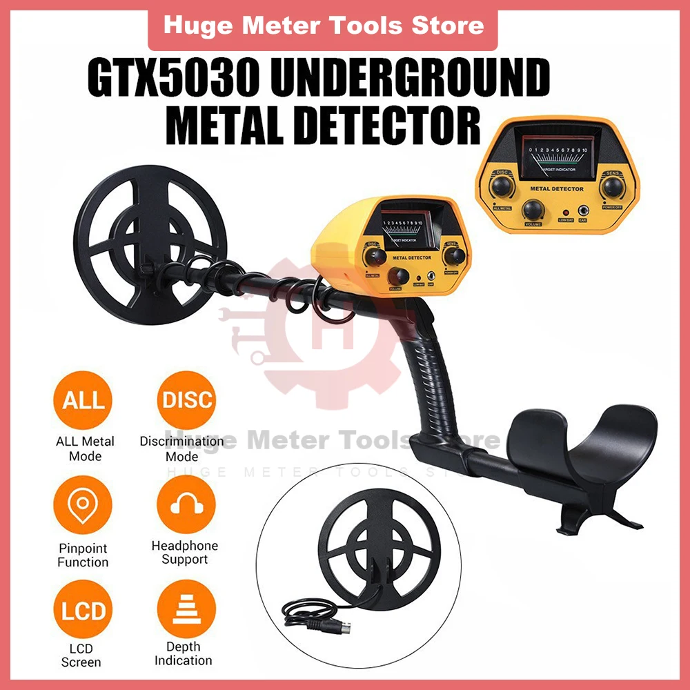 

GTX5030 Metal Detector Detection Instrument Underground Metal Detector Metal Finder Gold Detector Treasure Hunter Gold Digger