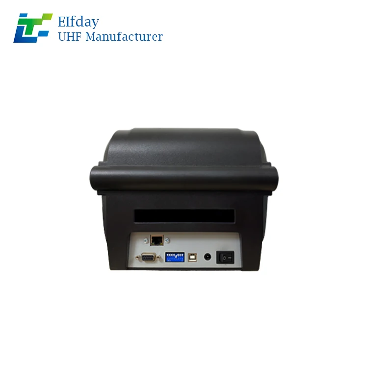 RFID Printer UHF Electronic Label Barcode Heat Transfer Carbon Belt Machine Jewelry Label Machine 860~960Mhz Band