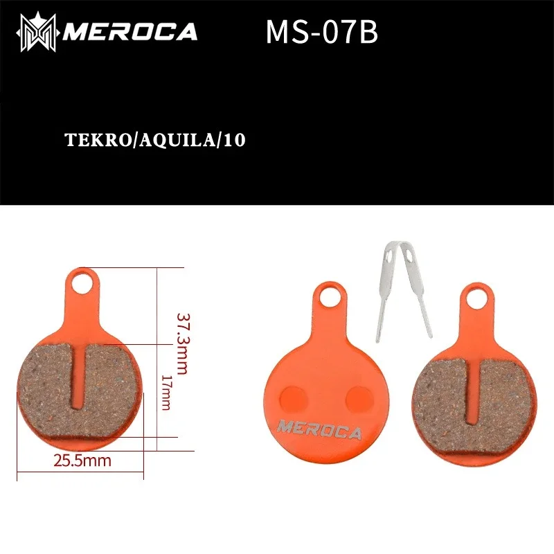 MEROCA MTB Bike Resin Iamok Disc Brake Pads Compatible With Shimano M355 XT XTR BB5 BB7 1 Pair Bicycle Parts