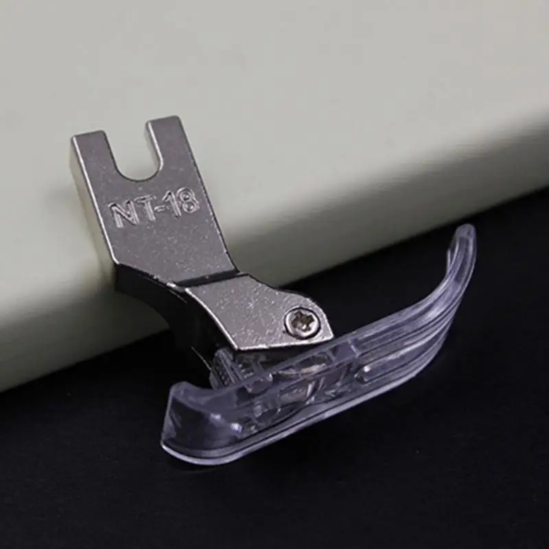 Industrielle Nähmaschine Presser Klarer Kunststoff Metall Nähfuß zum Quilten 3XUF – Detail 7
