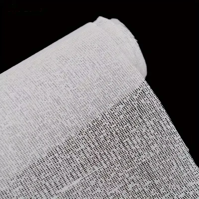 1Pc 45x112cm Fusible Interfacing Fabric Resin Reinforced Adhesive Iron-on Stabilizer for DIY Bags Garment Hand Quilting Crafts