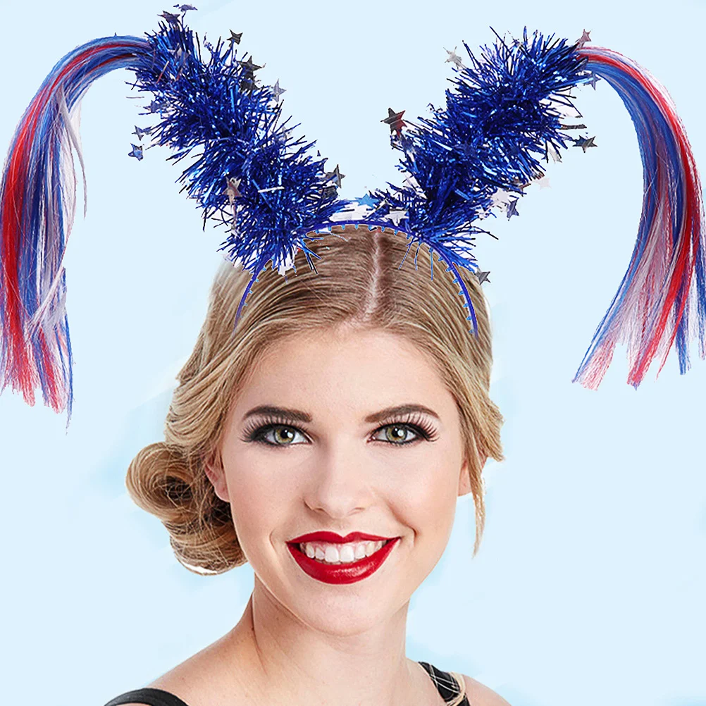 

1Pcs Horse Tail Style Hairband Festive Party Headwear for Cosplay Christmas Celebration Fun Photo Booth Accessory Standout