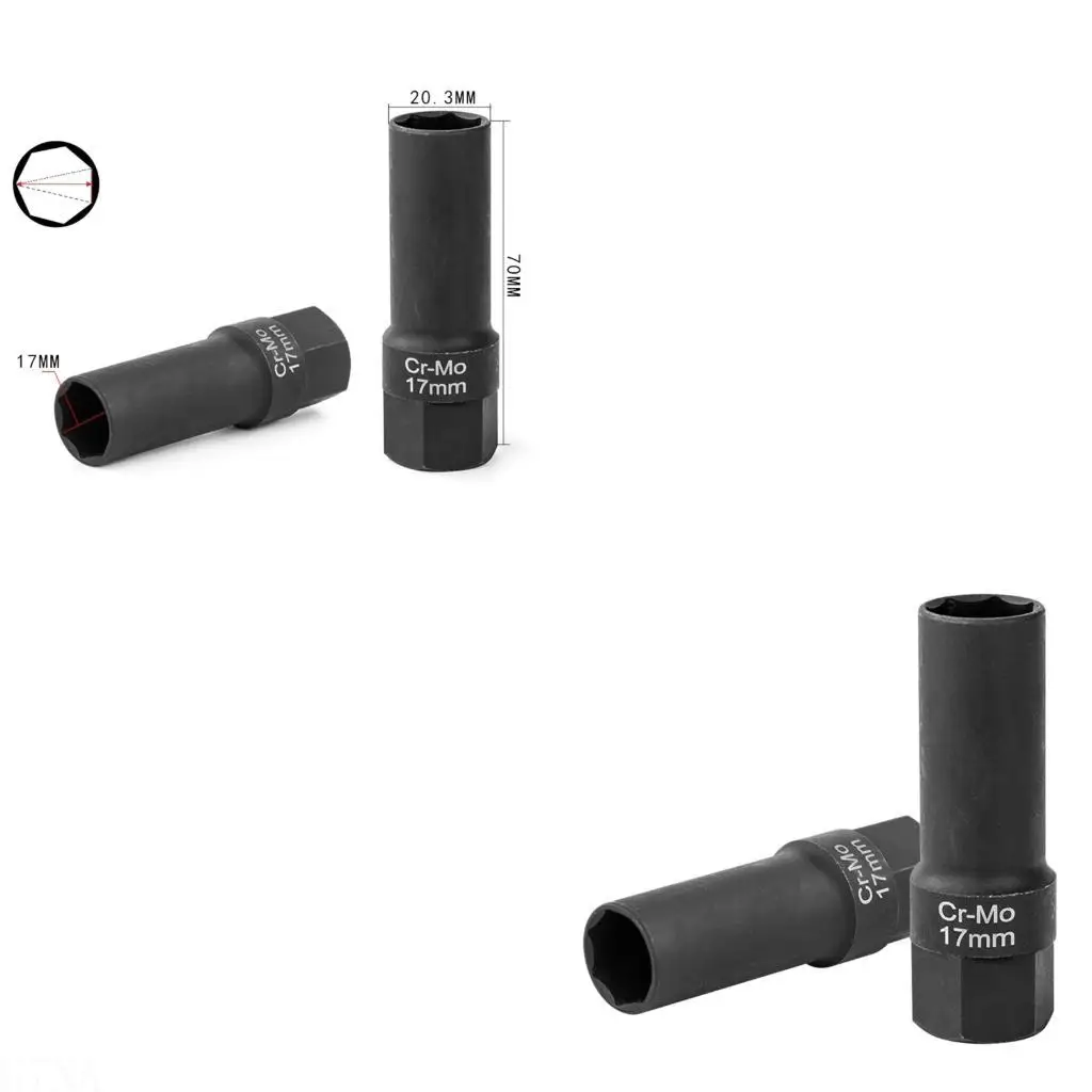 

G7NA Removal Tool Wrench Socket Wrench for Nut Removal 17mm 7 Sleeve Adapter