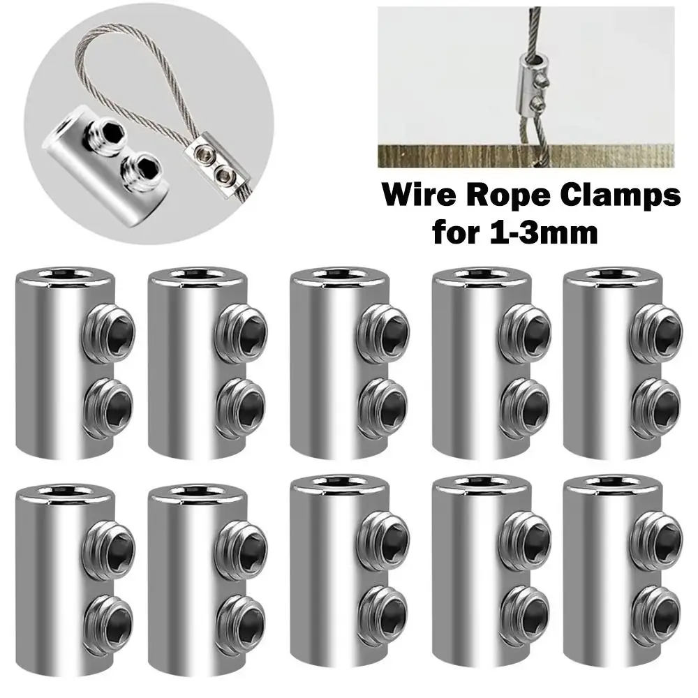 Screws Fixed Copper Steel Wire Rope Clip Metal Adjustable Wire Rope Clamp Stainless Steel Cable Clamp Hardware Accessories