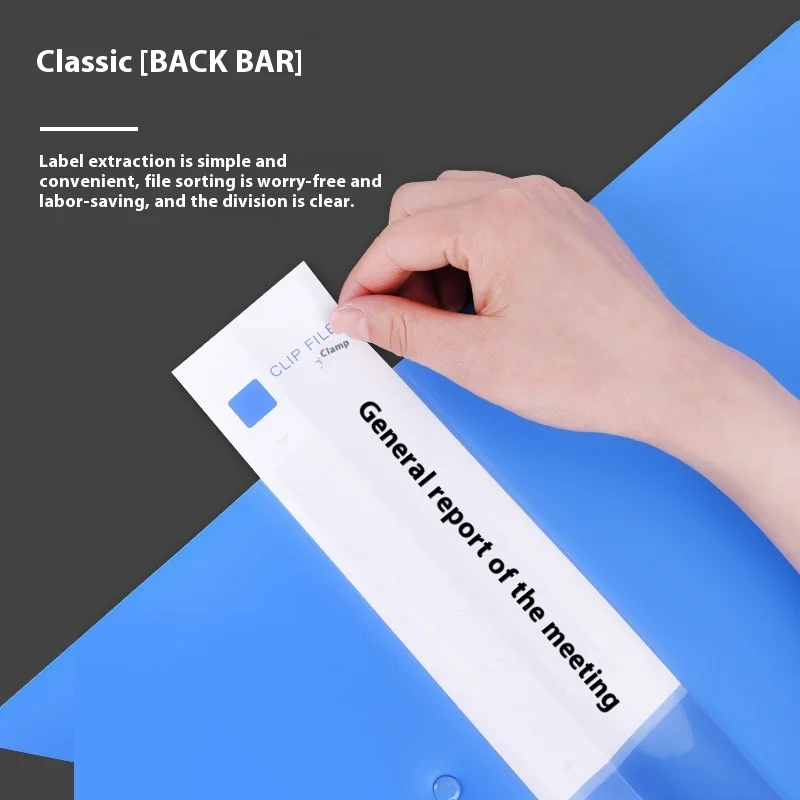 A4a5 Folder Plate Clamp Folder Information Booklet File Storage Folder Student Office Storage Test Paper Double Clamp Single