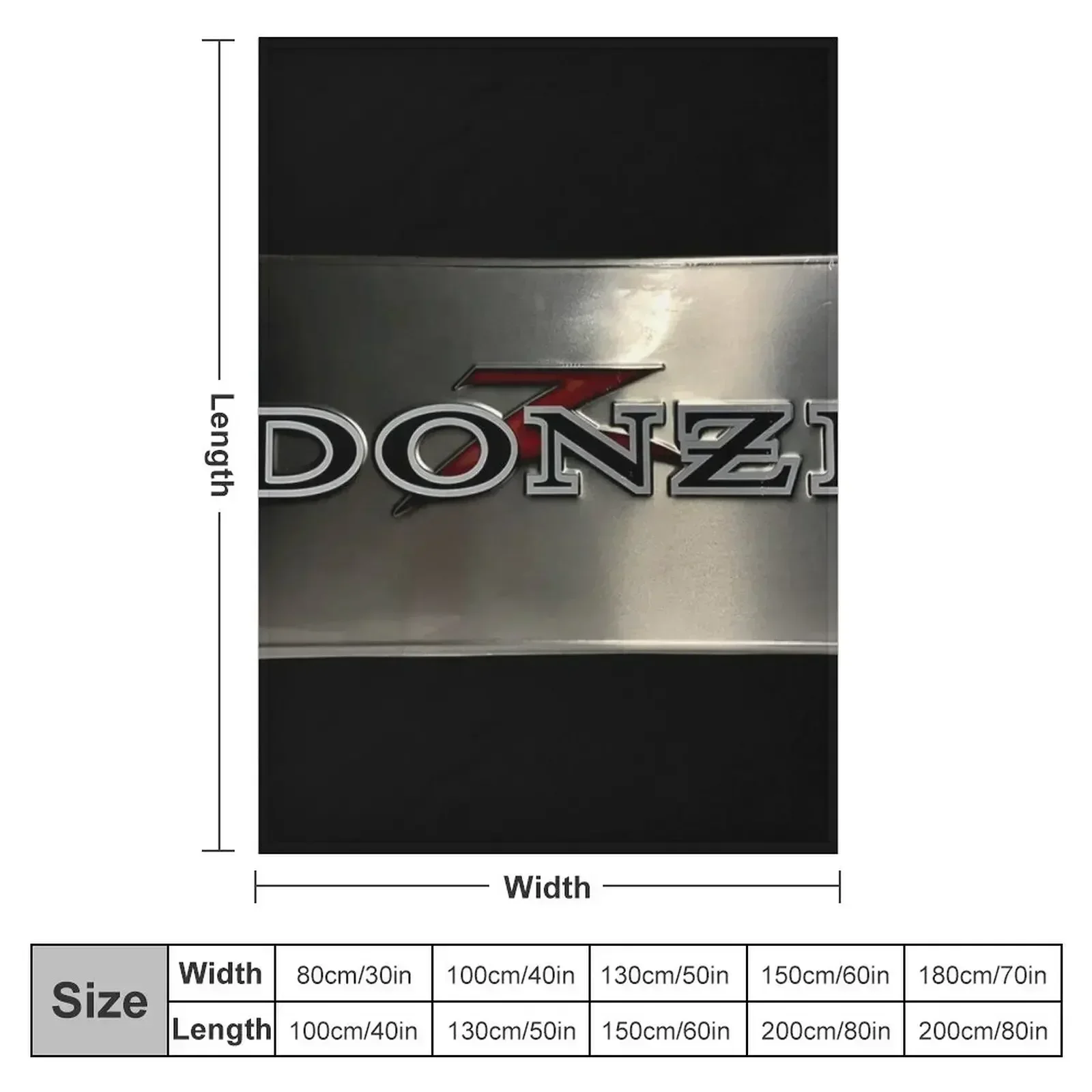 Donzi Boats Metal Plate Throw Blanket heavy to sleep Sleeping Bag Blankets