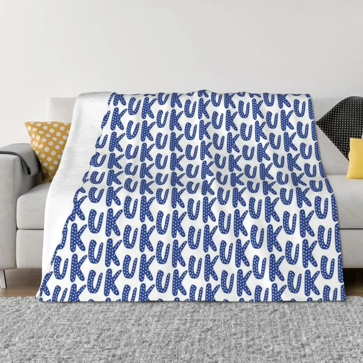 

University of Kentucky Throw Blanket Blankets For Baby Sofa Quilt Flannel Fabric Tourist Blankets