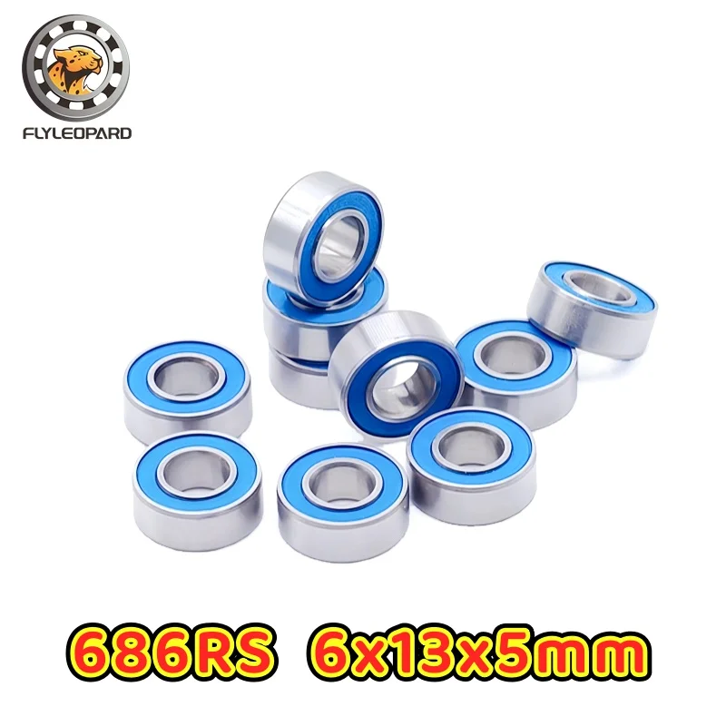 10Pcs 6701RS 12x18x4mm ABEC-7 Hobby Electric RC Car Truck 6701-2RS Blue Sealed Deep Groove Ball Bearing
