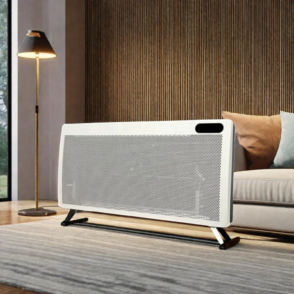 سخان مسخن لوحة معدنية منحنية محمولة رخيصة الثمن لغرفة المعيشة مقاوم للماء مع وظيفة الحماية من الحرارة الزائدة