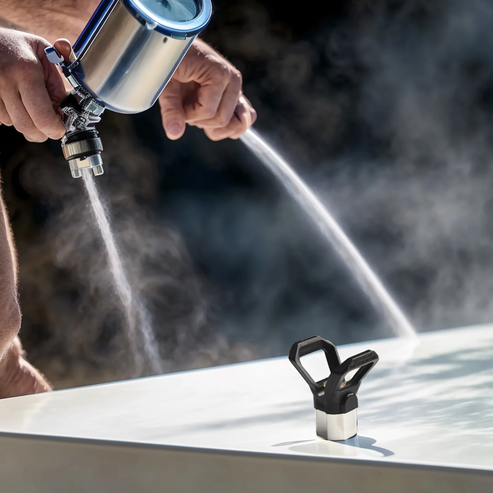 

Защитный кожух для безвоздушного распылителя, расстояние 10,5 мм, G7 8-14, прозрачный, диаметр резьбы 11,42 мм, Se At Guard