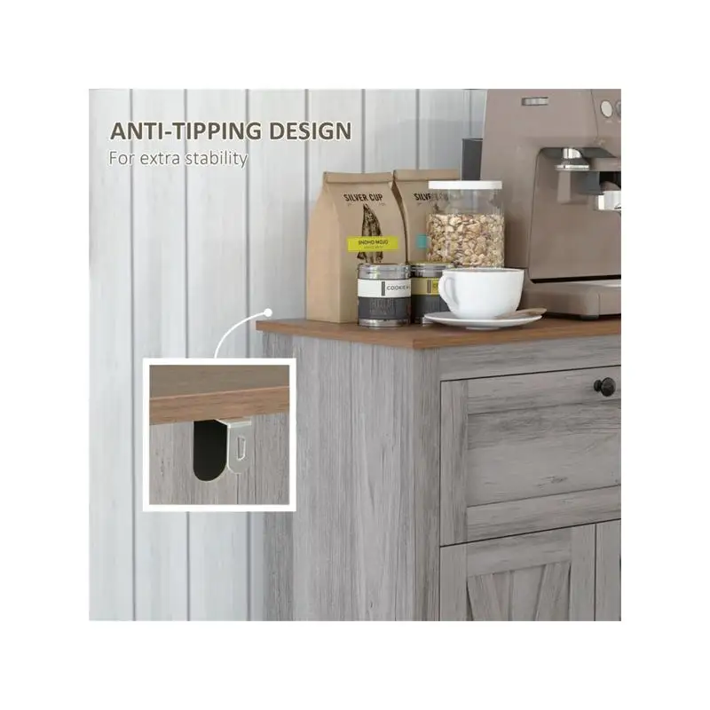 Kitchen Cart Storage Cabinet Sideboard Organizer - Versatile Kitchen Furniture for Efficient Organization and Stylish Storage