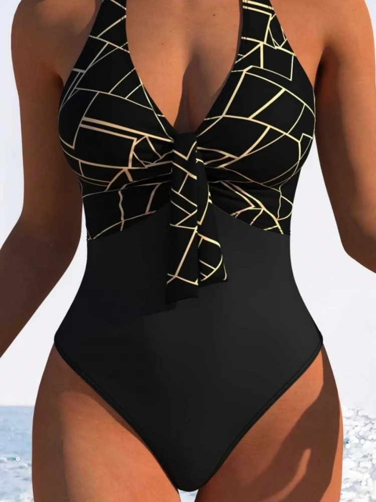 

High Waist Sexy Swimsuit Women Summer Bathing Suit Bikini Set Sleeveless Swimwear Beach Swimming Suit For Female Купальник