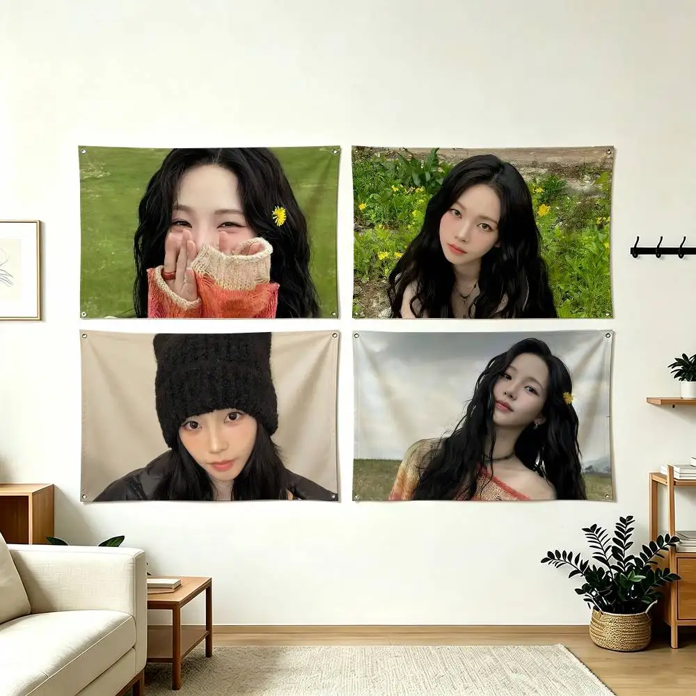 K-Karina Kpop Girl Flag Suitable For Party Club Outdoor Interior Wall Decoration Banner Fans Gift