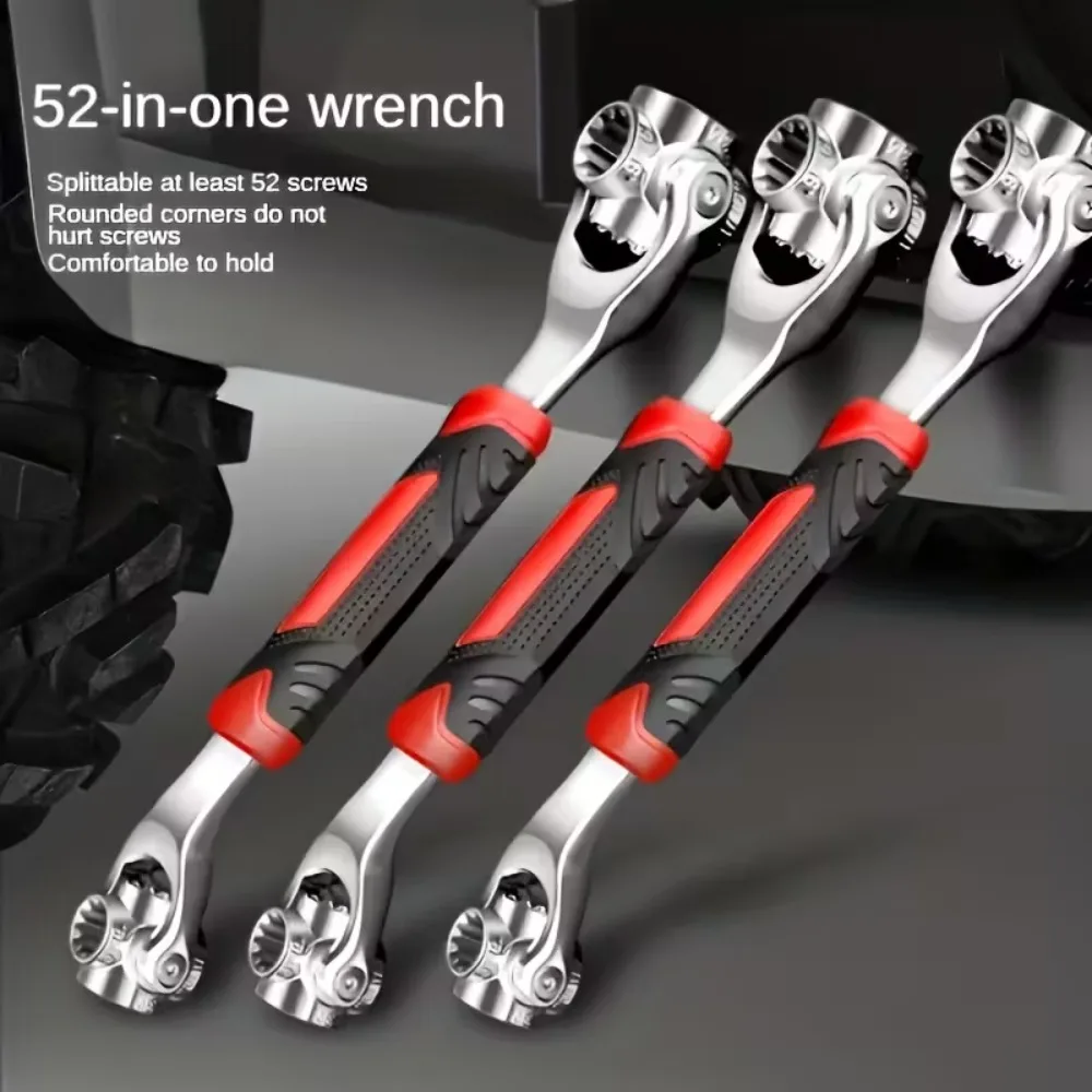 

Multi-function Wrench Set 52PCS 360 Rotating Socket Tool For Car Repair Universal Hand Tool