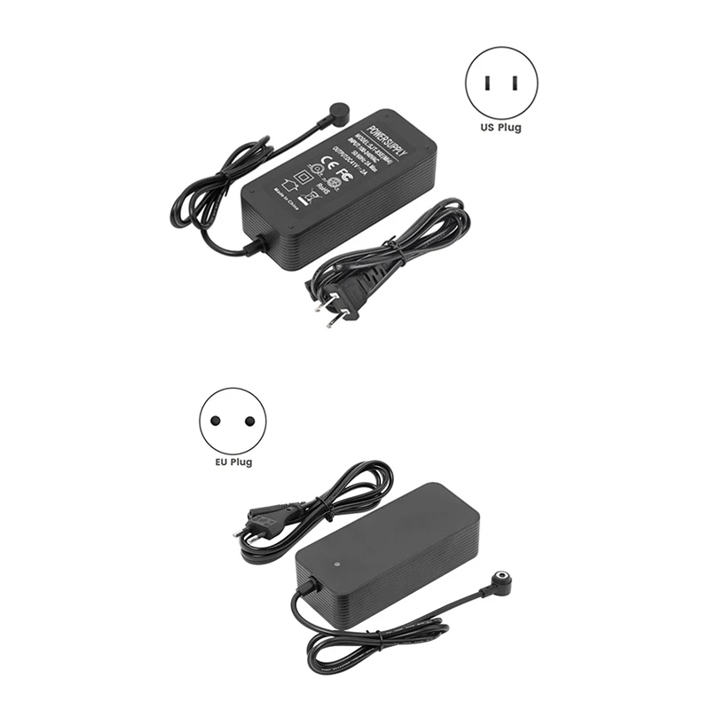 42V 2A Scooter Charger Battery Charger Adapters For Xiaomi 4/ Electric Scooter 4Pro Electric Scooter Replacement Parts EU Plug