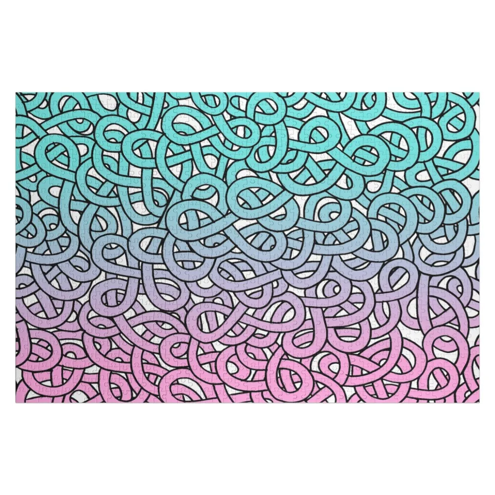 Doodle art / Line art / Gradient Jigsaw Puzzle Custom Gifts Toddler Toys Personalised Jigsaw Puzzle