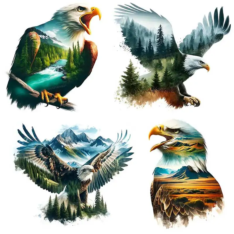 

Bald eagle Wall Stickers Bedroom Living room Wall Decor Sticker Removable Animals Wall Decals Art Wall Decoration M1226