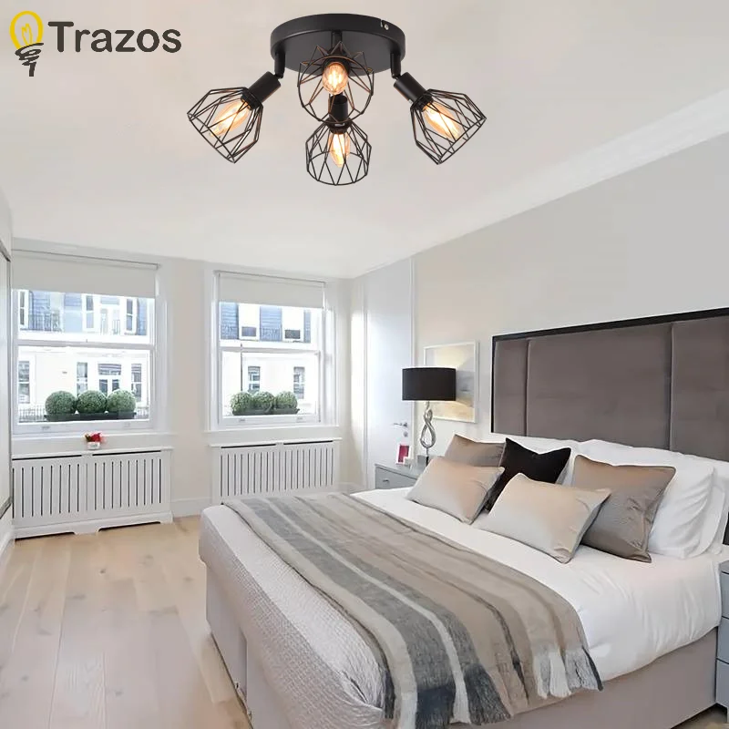 أضواء الممر مدخل أضواء المدخل الحديثة وبسيطة الحديد الفن غرفة المعيشة غرفة نوم درج أضواء مرحاض LED أضواء السقف